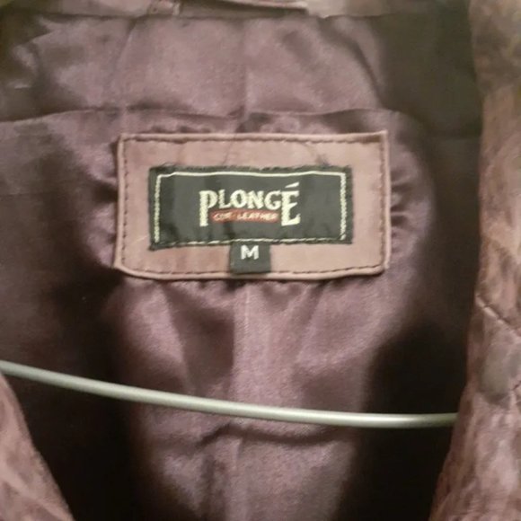 Genuine Purple Leather Jacket - Picture 2 of 3